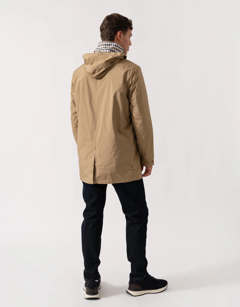 Mens Packable Trenchcoat - Khaki 38