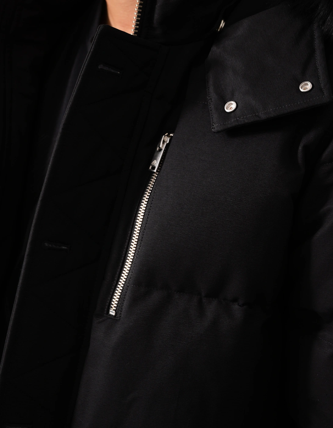 Original 3Q Jacket - Black With Black Shearling 305