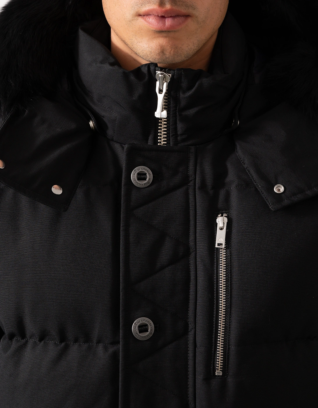 Original 3Q Jacket - Black With Black Shearling 305