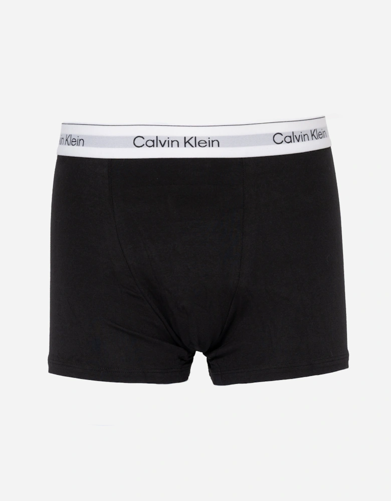 3 Pack Mens Relaxed Dart Trunk - White  Beau Blue  Leafy Fun