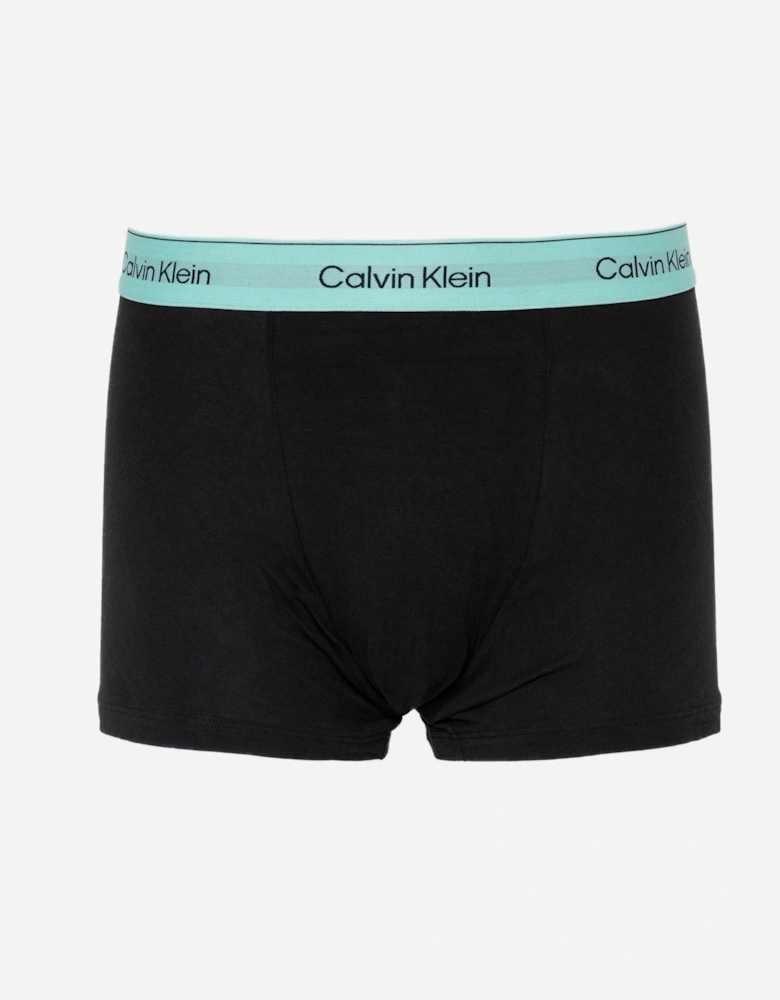 3 Pack Mens Relaxed Dart Trunk - White  Beau Blue  Leafy Fun