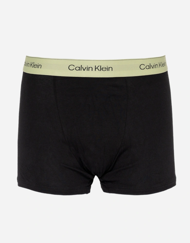 3 Pack Mens Relaxed Dart Trunk - White  Beau Blue  Leafy Fun
