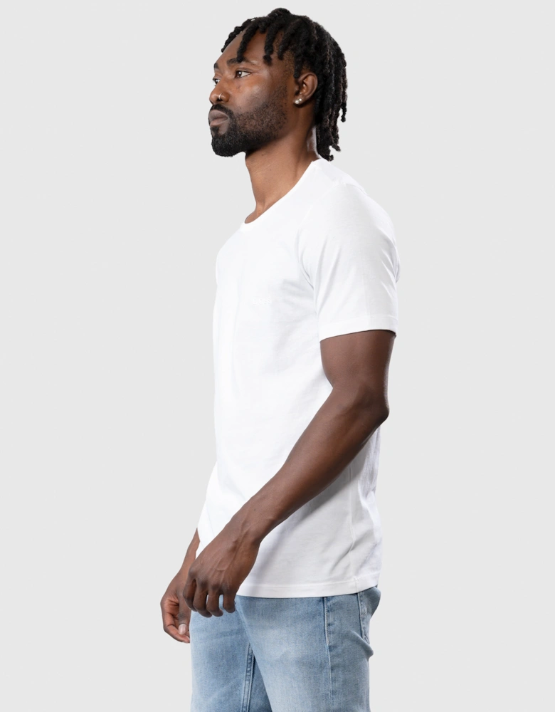BOSS Orange 3 Pack Classic Regular Fit Crew Neck Mens T-Shirts NOS - White 100