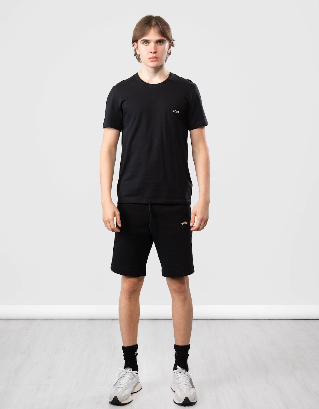 BOSS Orange 3 Pack Classic Regular Fit Crew Neck Mens T-Shirts NOS - White/Navy/Black 984