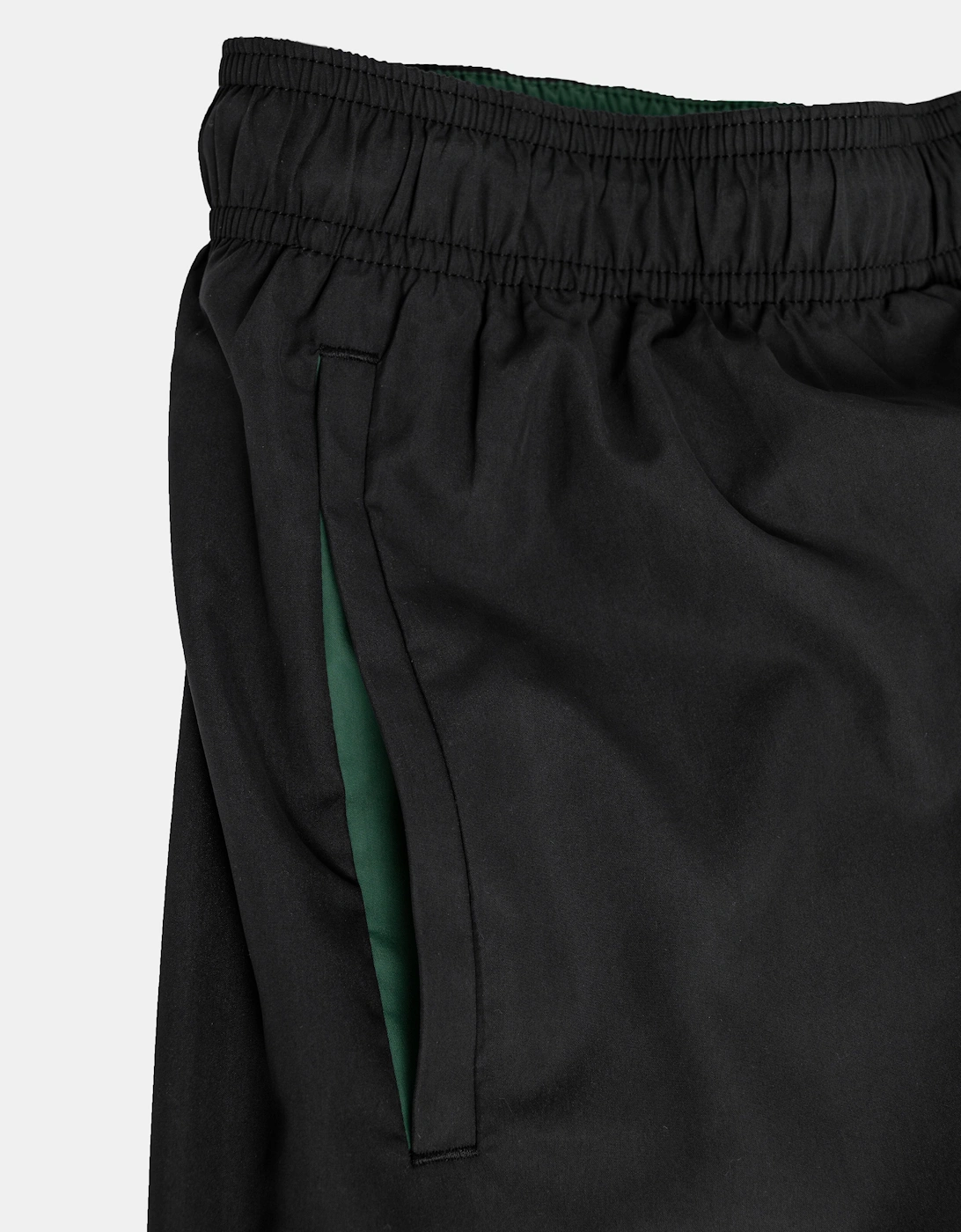 Croc Mens Swimming Shorts - Black/Green 964