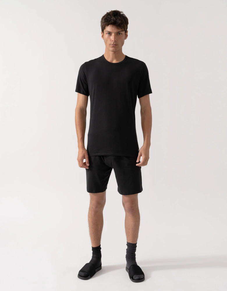 Short Sleeve 3 Pack Mens T Shirts - Black/Grey Heather/White