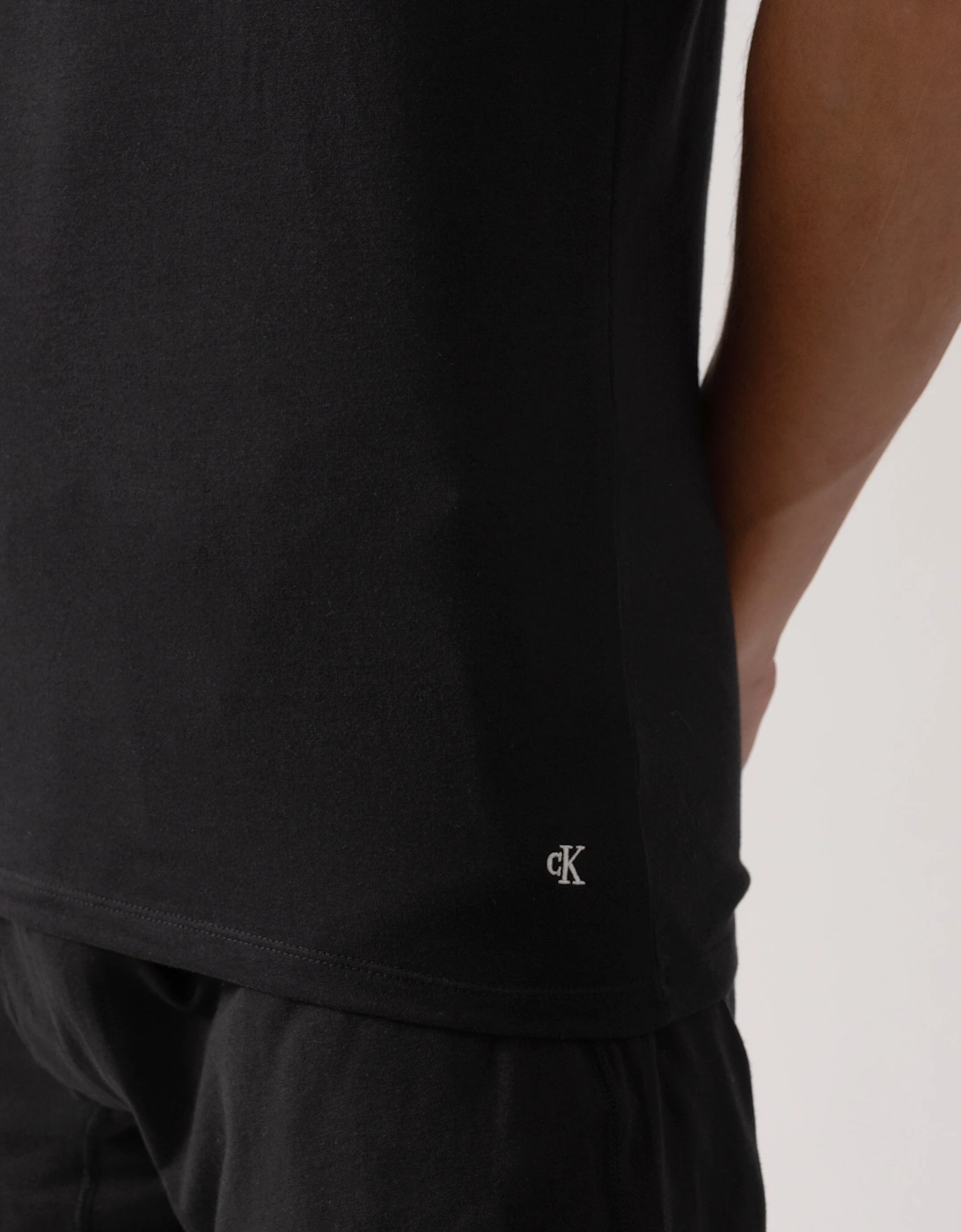 Short Sleeve 3 Pack Mens T Shirts - Black/Grey Heather/White