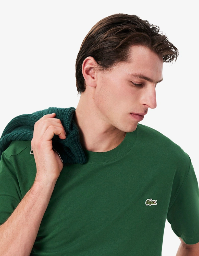 Mens Classic Fit Cotton Jersey T-Shirt - Green 132