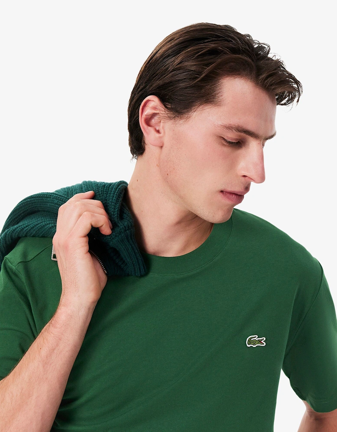Mens Classic Fit Cotton Jersey T-Shirt - Green 132