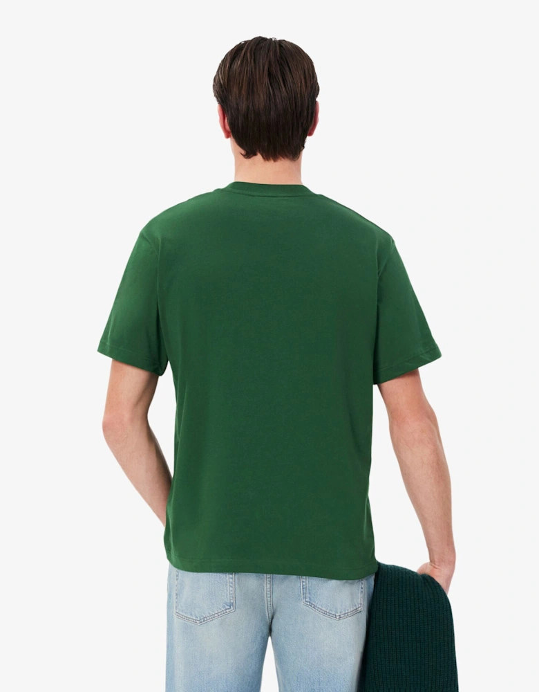 Mens Classic Fit Cotton Jersey T-Shirt - Green 132