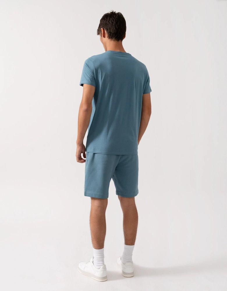 Mens Crew Neck Pima Cotton Jersey T-Shirt - Limestone HD9