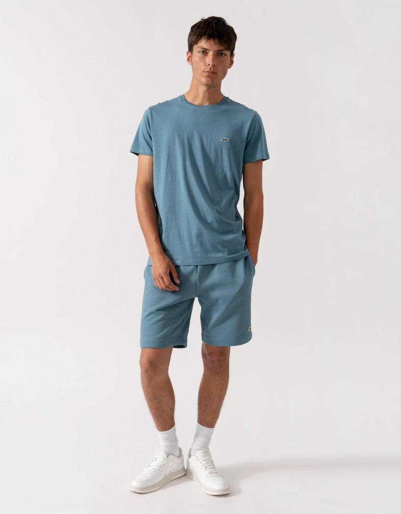 Mens Crew Neck Pima Cotton Jersey T-Shirt - Limestone HD9