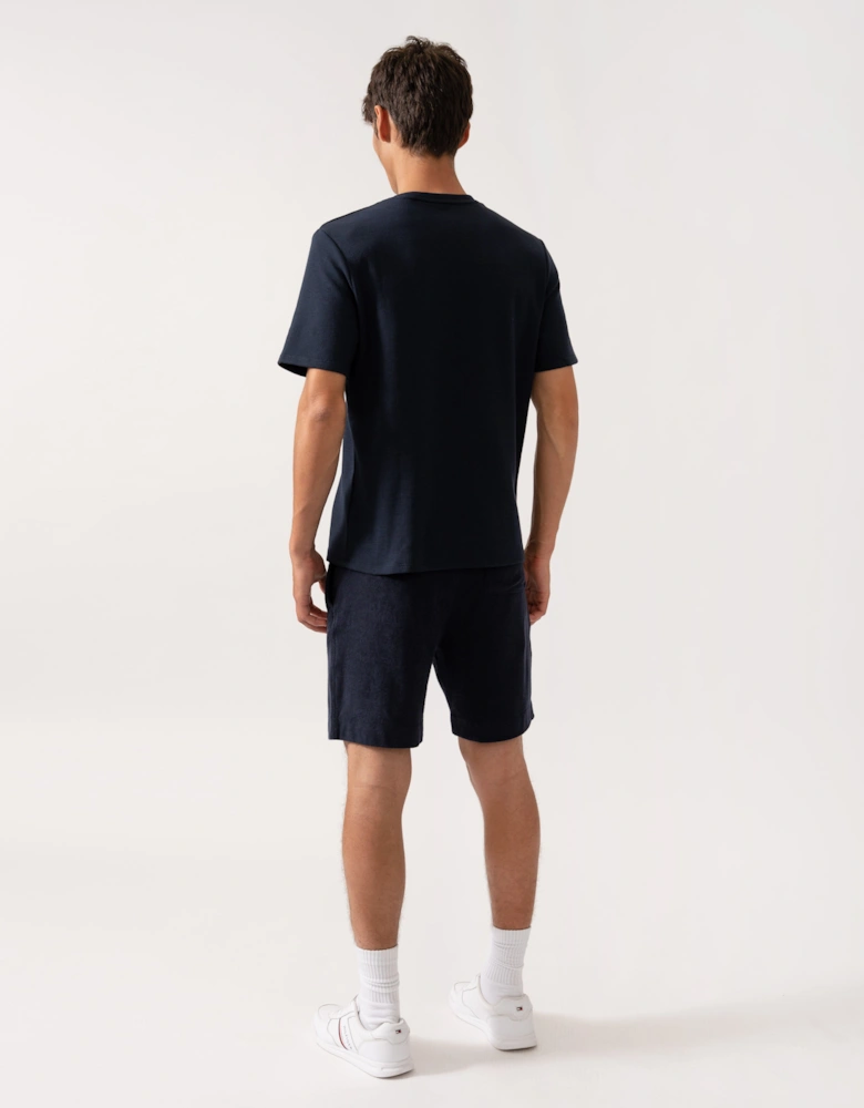 BOSS Orange Doubletowel Mens Shorts - Dark Blue 404