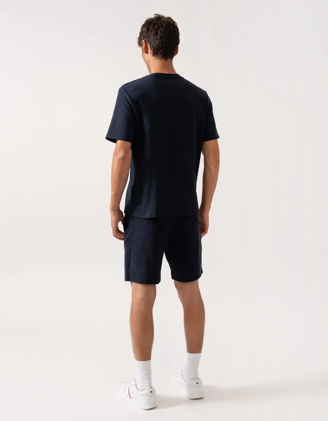 BOSS Orange Doubletowel Mens Shorts - Dark Blue 404