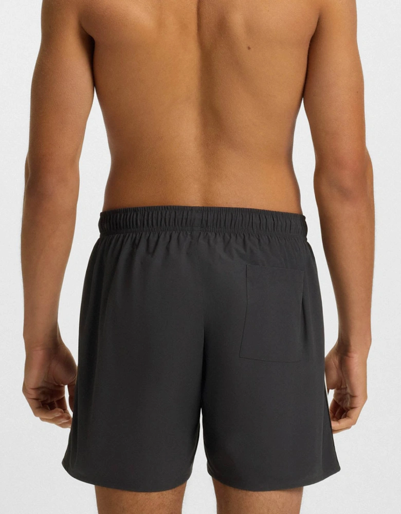 BOSS Orange Iconic Mens Swim Shorts - Dark Grey 022