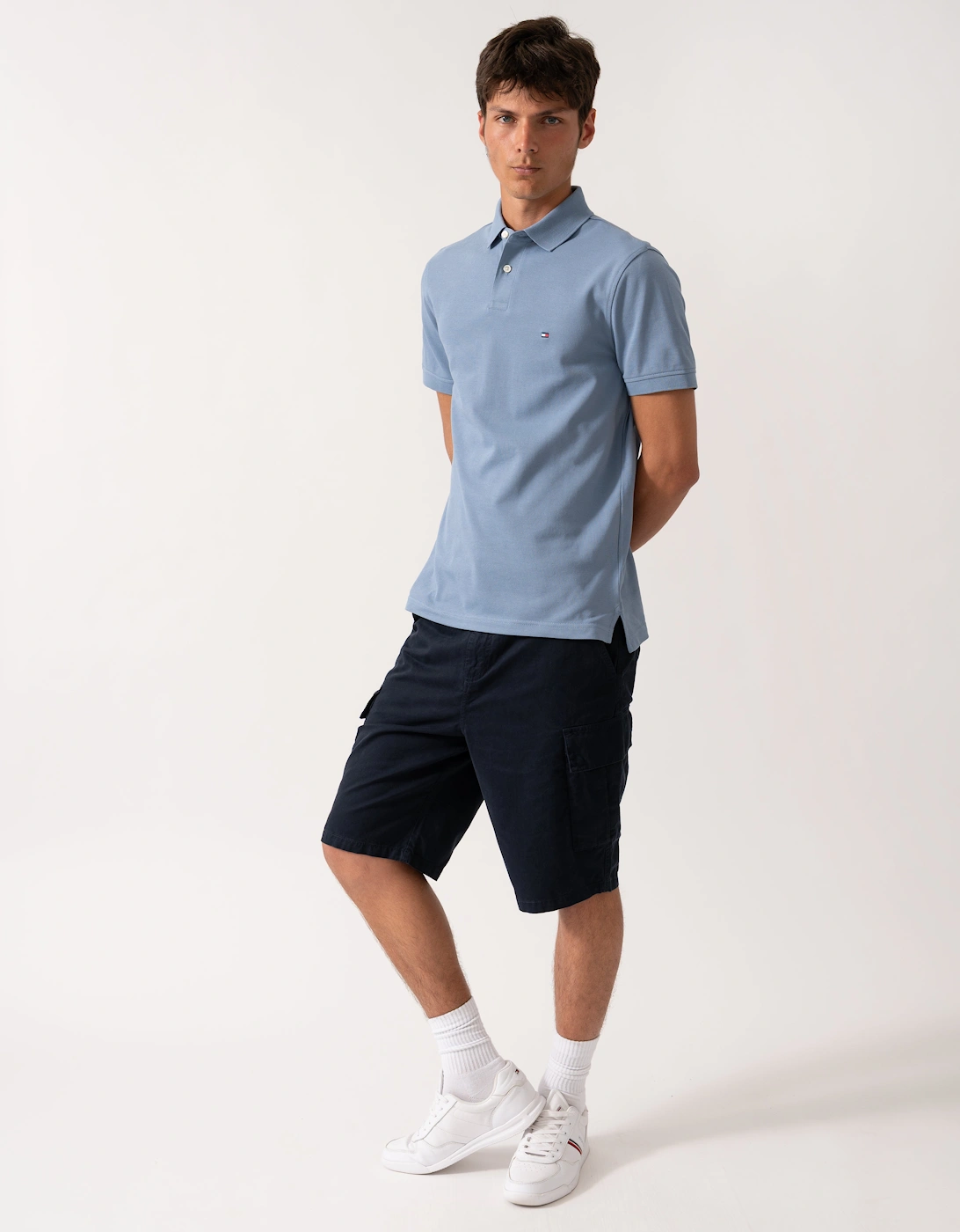 1985 Regular Fit Mens Polo - Brisk Blue