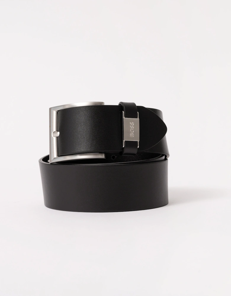 BOSS Orange Connio Mens Leather Belt NOS - Black 001