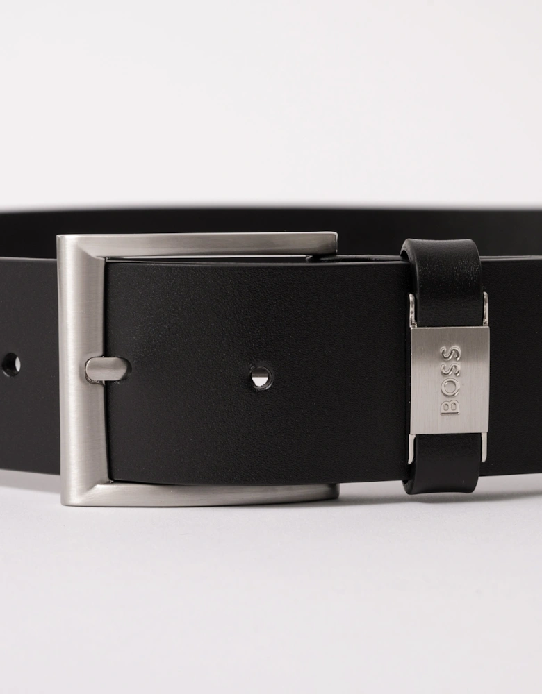 BOSS Orange Connio Mens Leather Belt NOS - Black 001