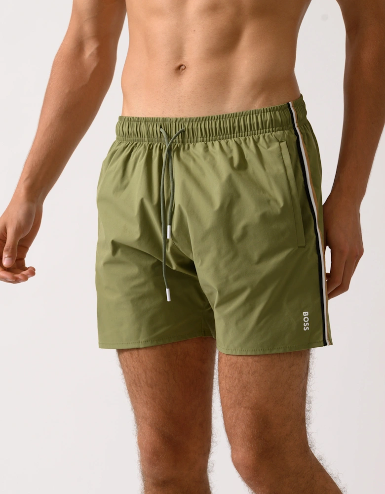 BOSS Orange Iconic Mens Swim Shorts - Medium Green 311