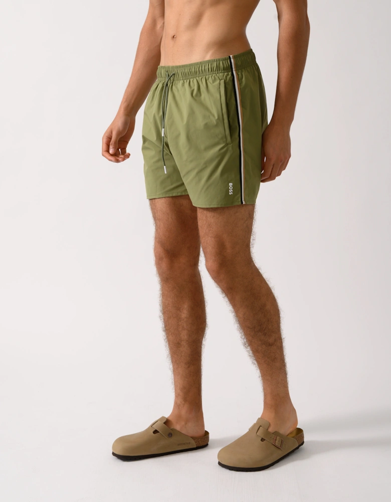BOSS Orange Iconic Mens Swim Shorts - Medium Green 311