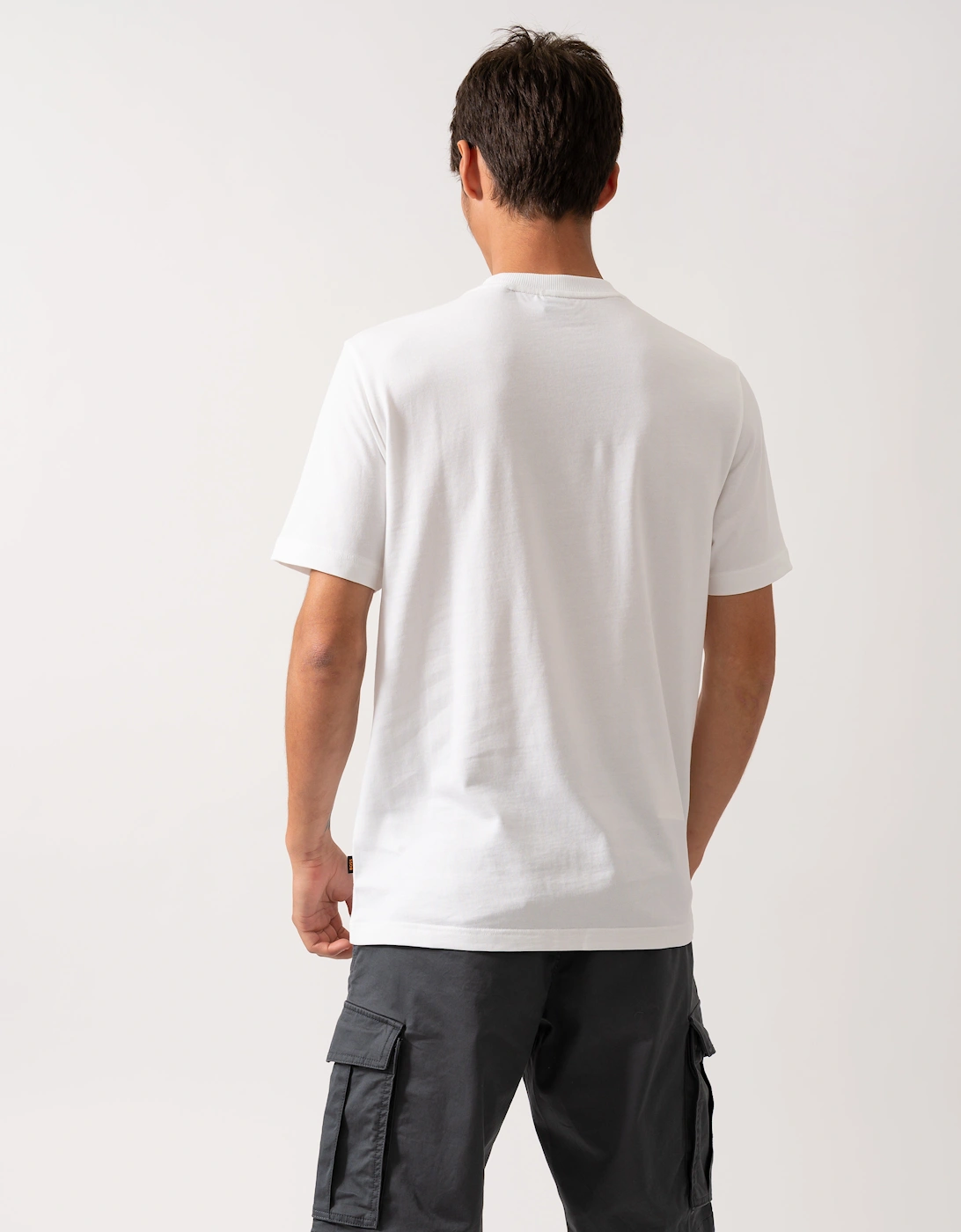 BOSS Orange Logospace Mens T-Shirt - White 100