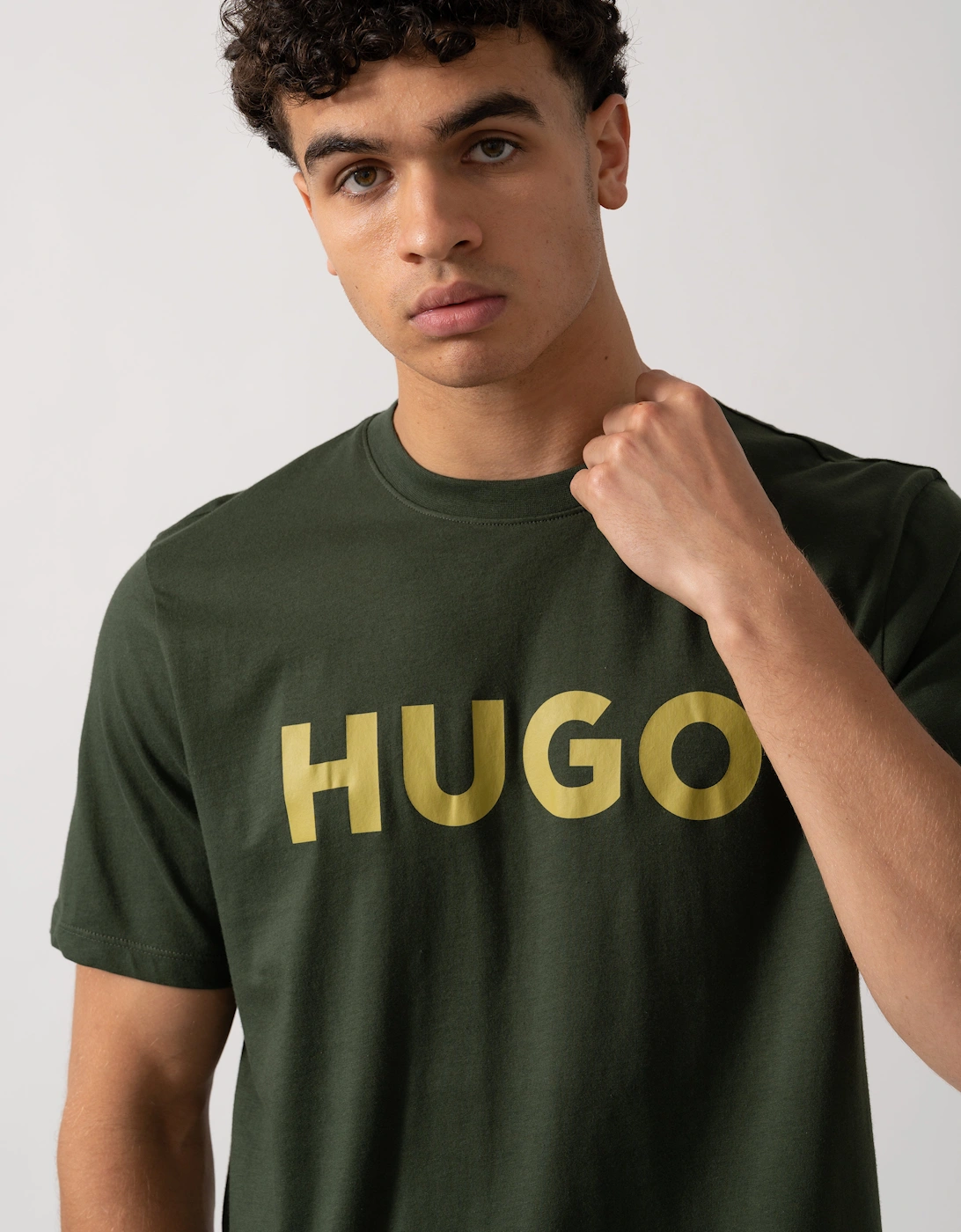 HUGO Dulivio Mens T-Shirt - Dark Green 309