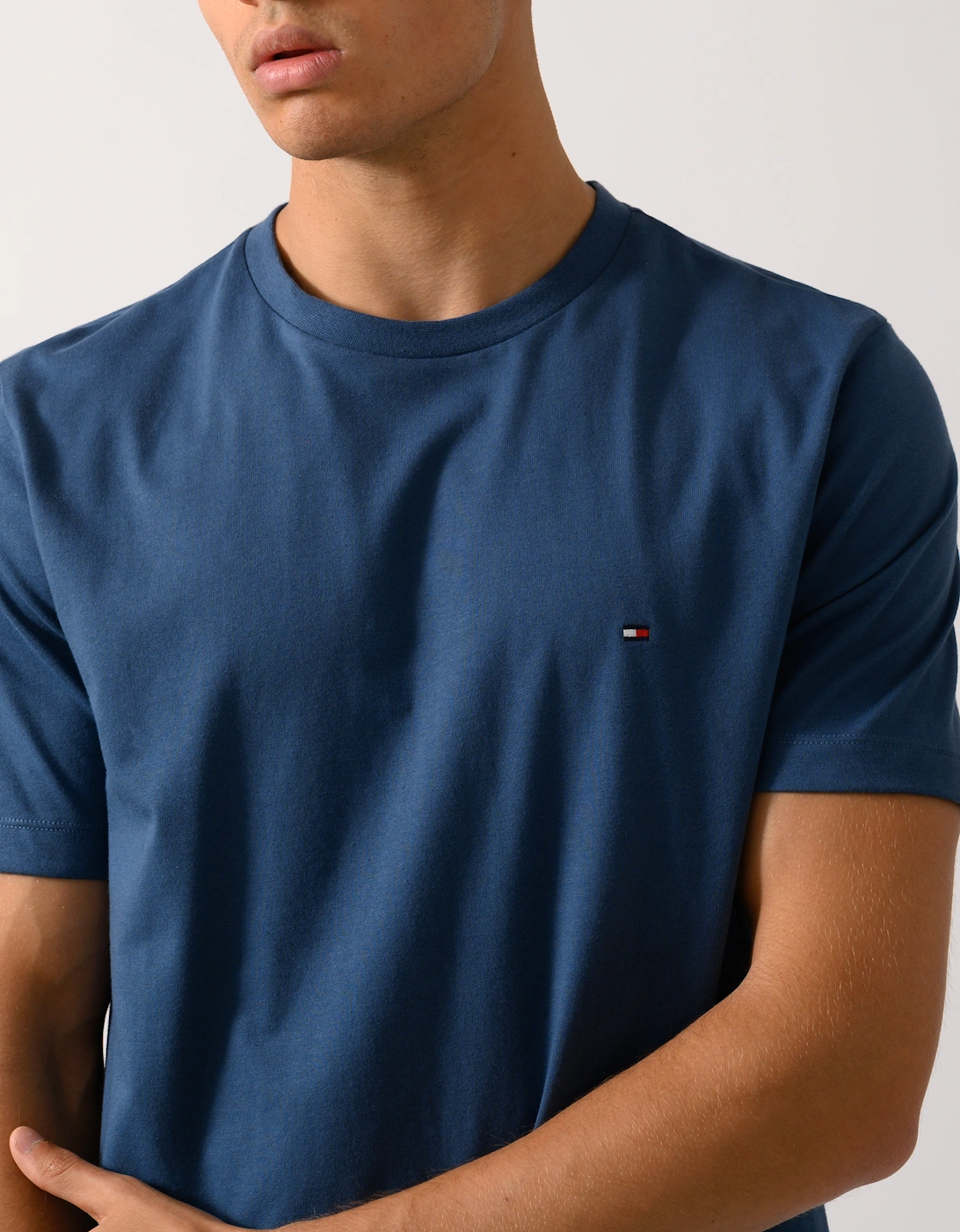 Essential Seasonal Regular Fit Solid Mens T-Shirt - Aegean Sea