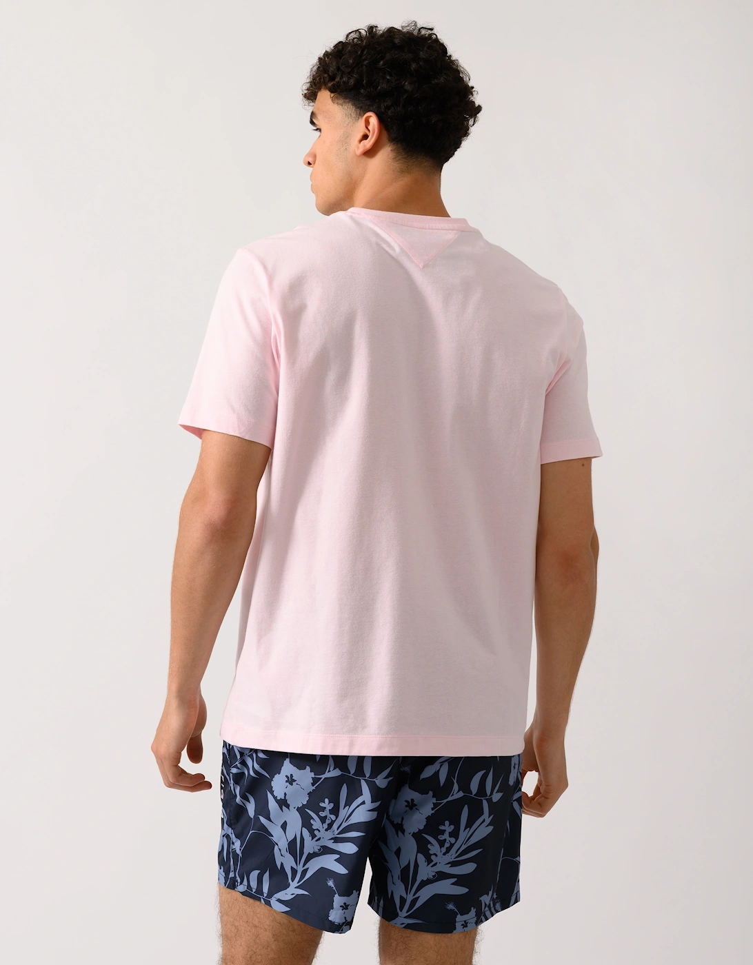Essential Seasonal Regular Fit Solid Mens T-Shirt - Pink Lily