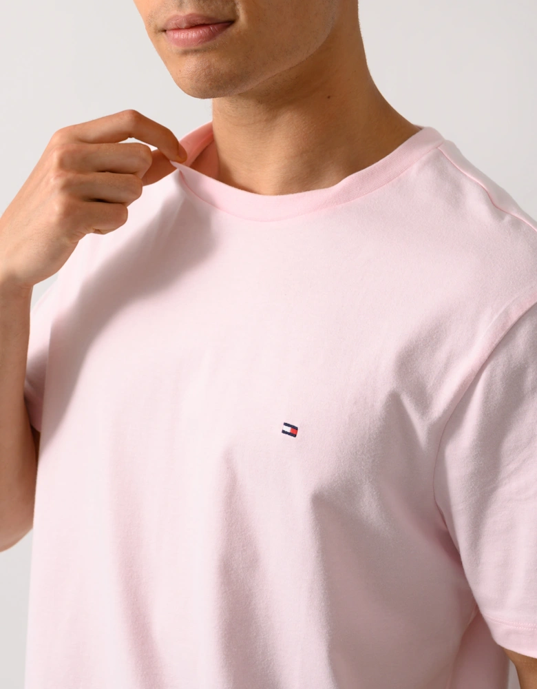 Essential Seasonal Regular Fit Solid Mens T-Shirt - Pink Lily