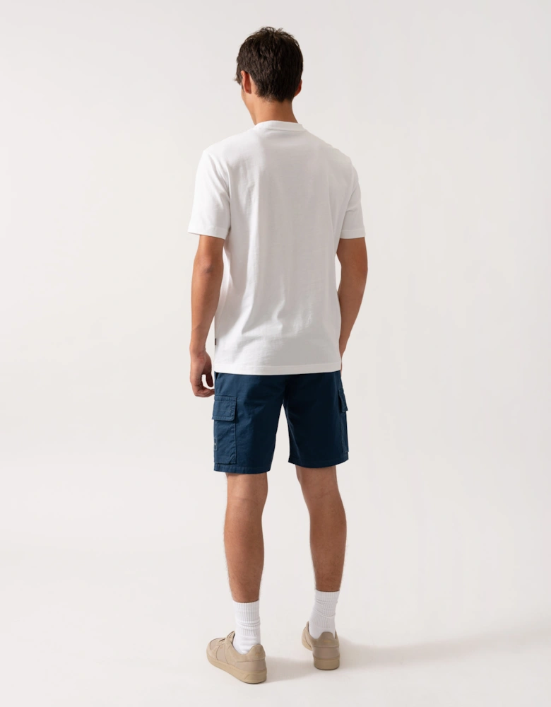 BOSS Orange Ontheway Mens Graphic Print T-Shirt - White 100