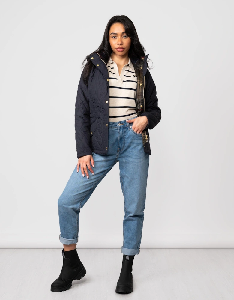 Millfire Quilted Womens Jacket - Navy/Classic