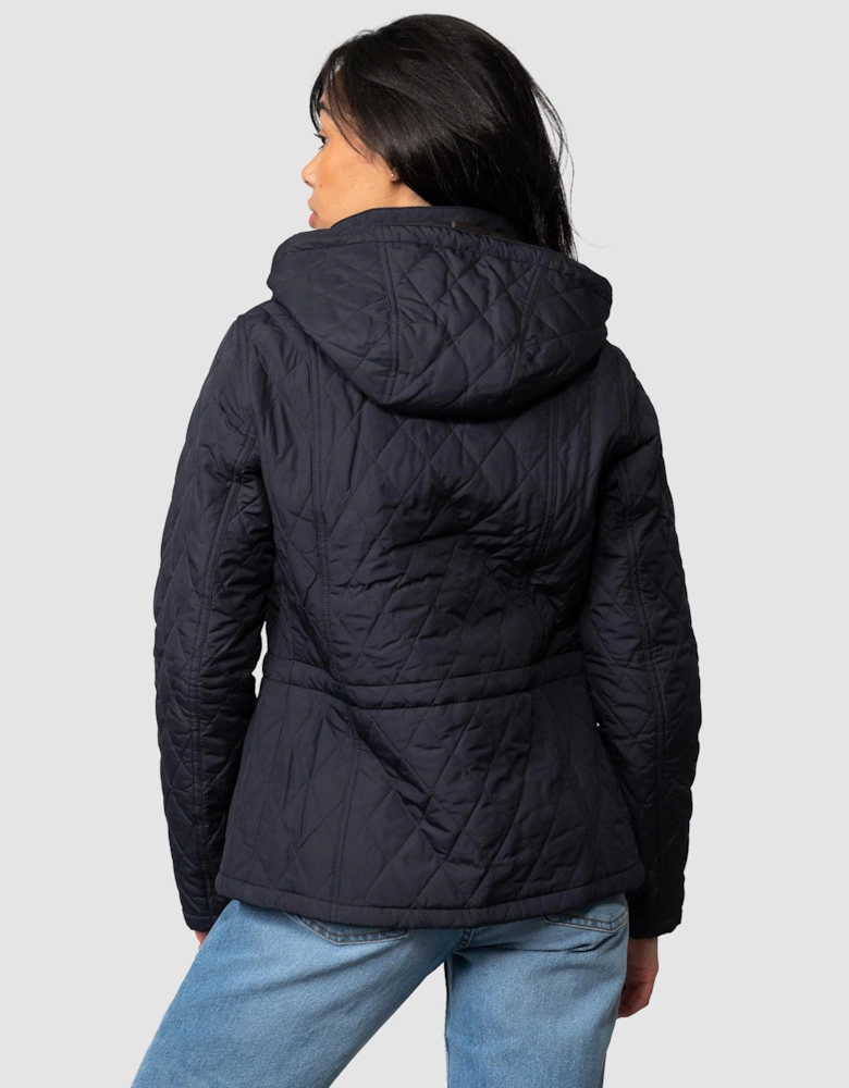 Millfire Quilted Womens Jacket - Navy/Classic
