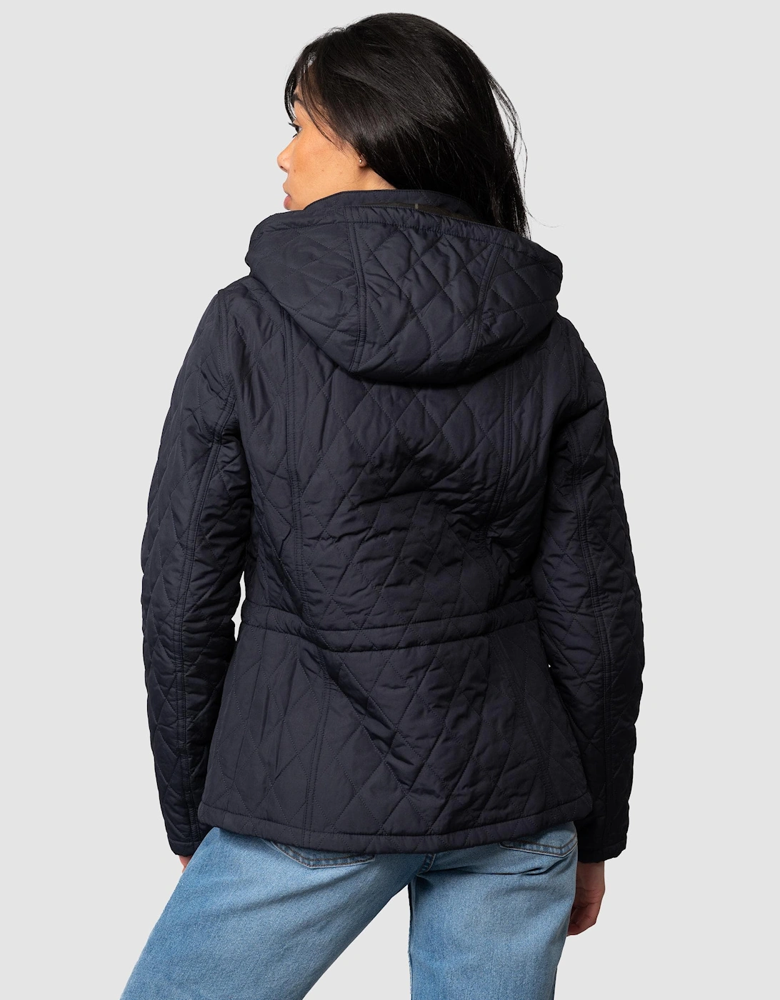 Millfire Quilted Womens Jacket - Navy/Classic