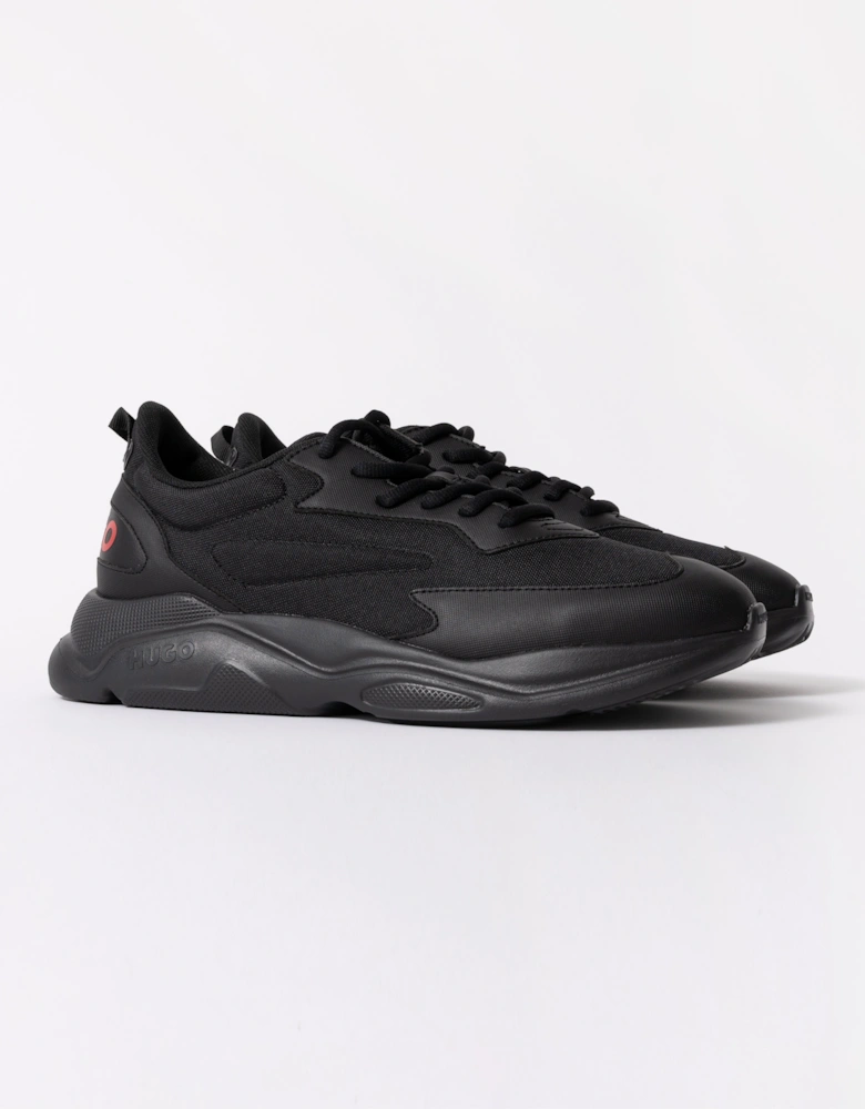 HUGO Leon_Runn_cvpu_N Mens Trainers - Black 006