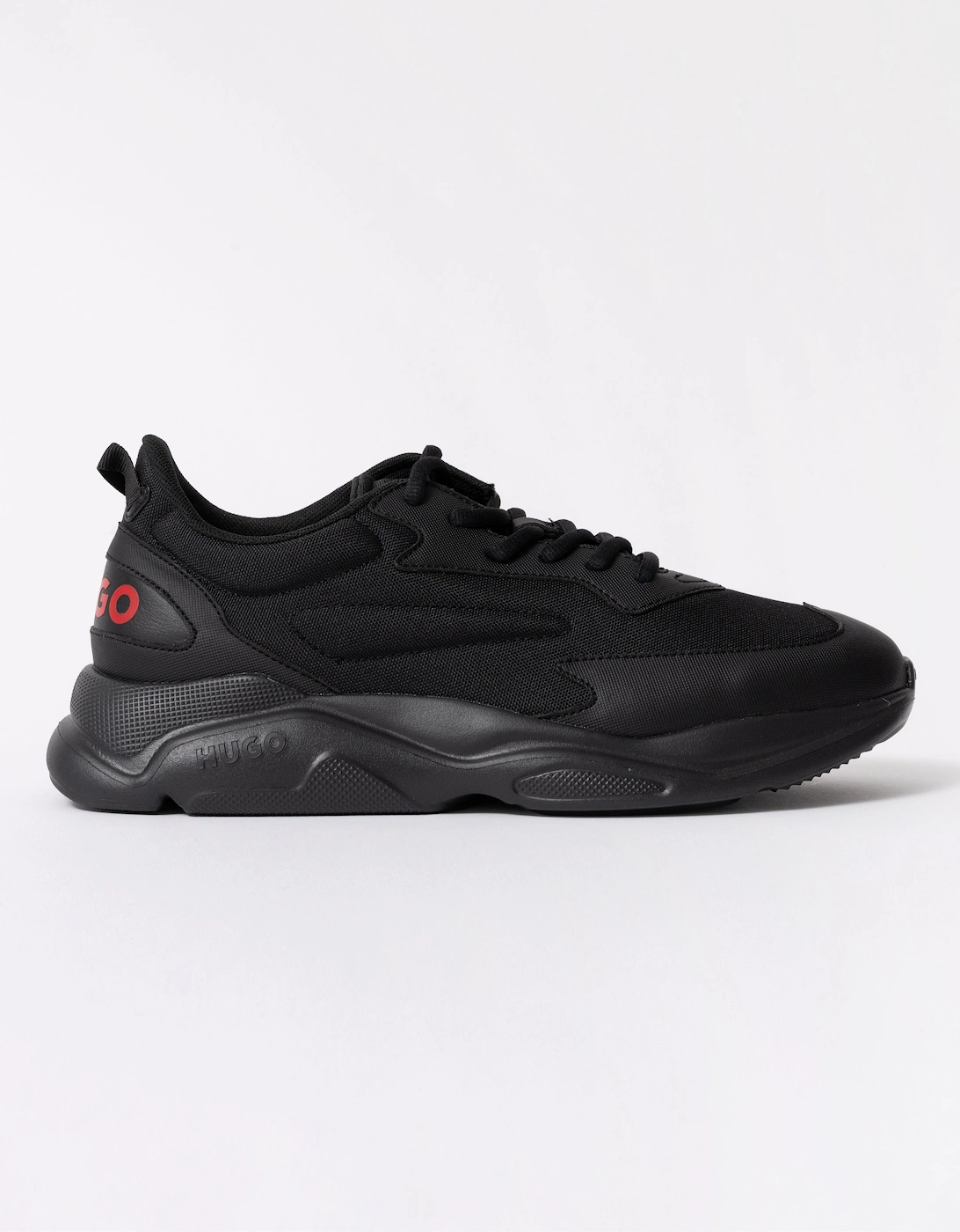 HUGO Leon_Runn_cvpu_N Mens Trainers - Black 006