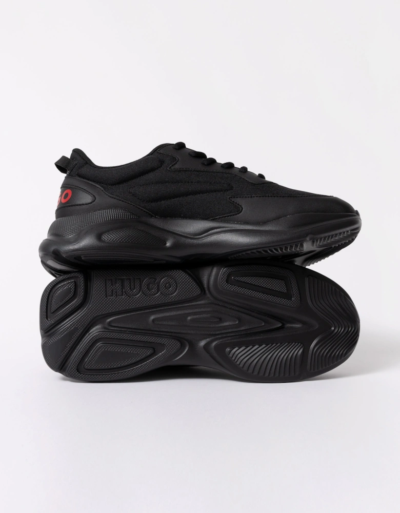 HUGO Leon_Runn_cvpu_N Mens Trainers - Black 006