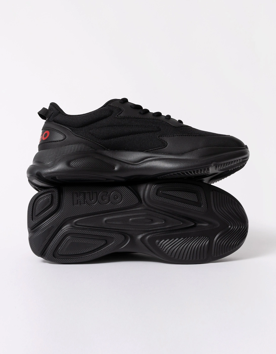 HUGO Leon_Runn_cvpu_N Mens Trainers - Black 006