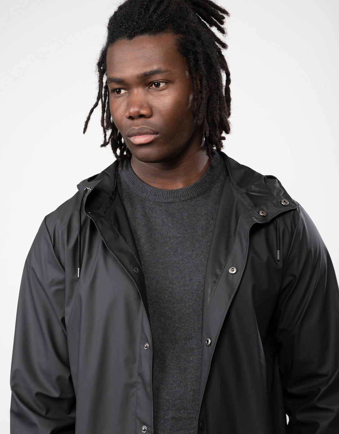 Longer Unisex Jacket - 01 Black