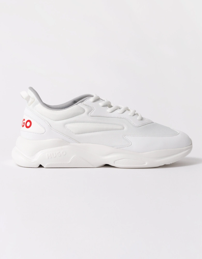 HUGO Leon_Runn_cvpu_N Mens Trainers - Open White 116