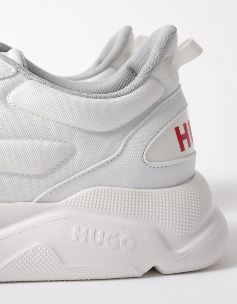 HUGO Leon_Runn_cvpu_N Mens Trainers - Open White 116
