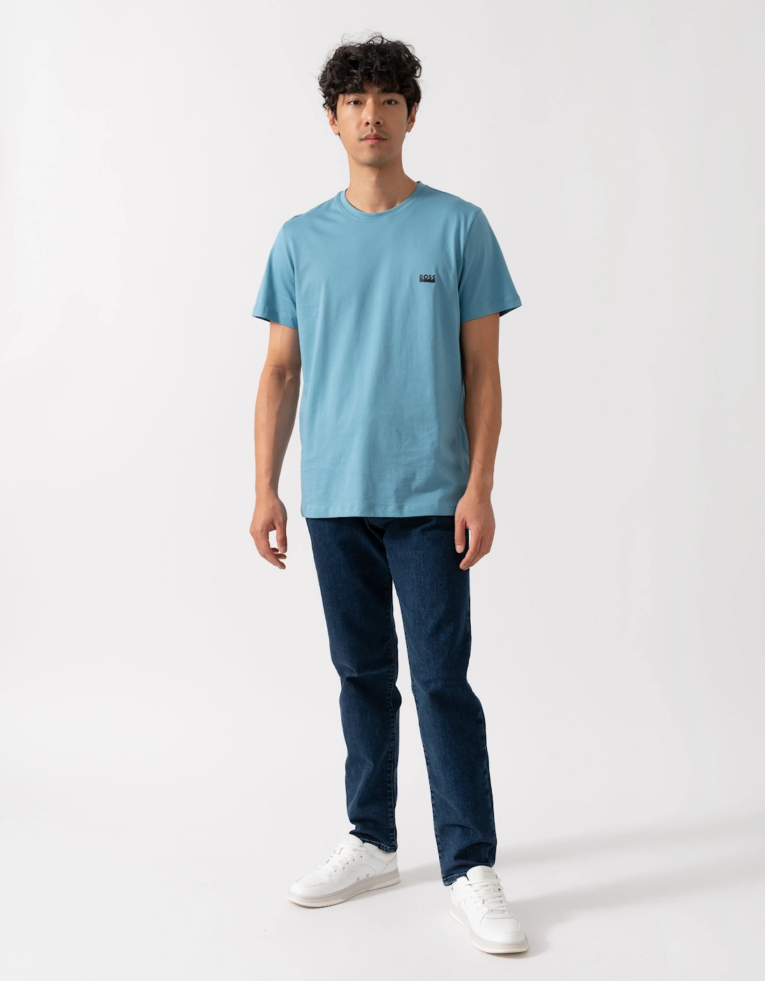 BOSS Orange RN 365 Mens T-Shirt - Light/Pastel Blue 453
