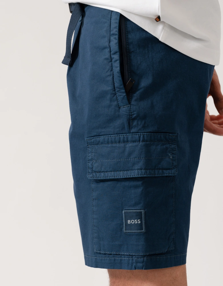 BOSS Orange Sariel Mens Shorts - Open Blue 466
