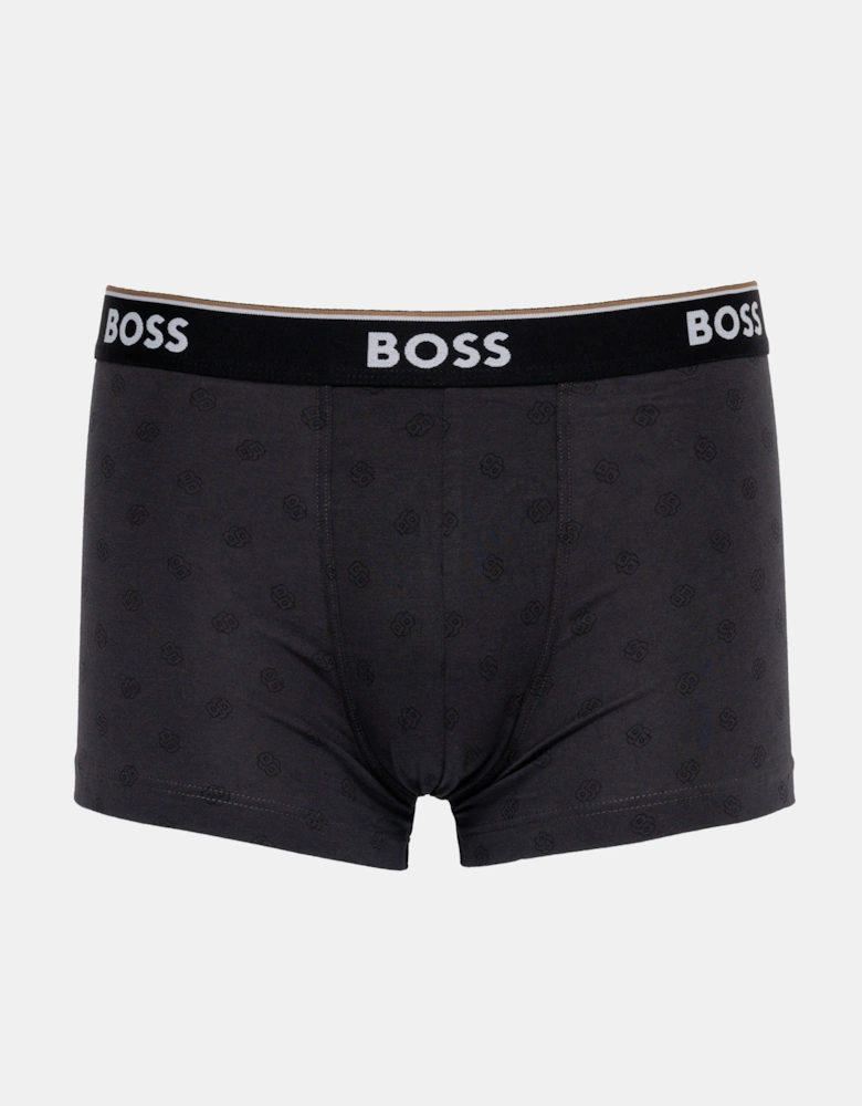 BOSS Orange Power Design Mens 3-Pack Trunks - Open Miscellaneous 960