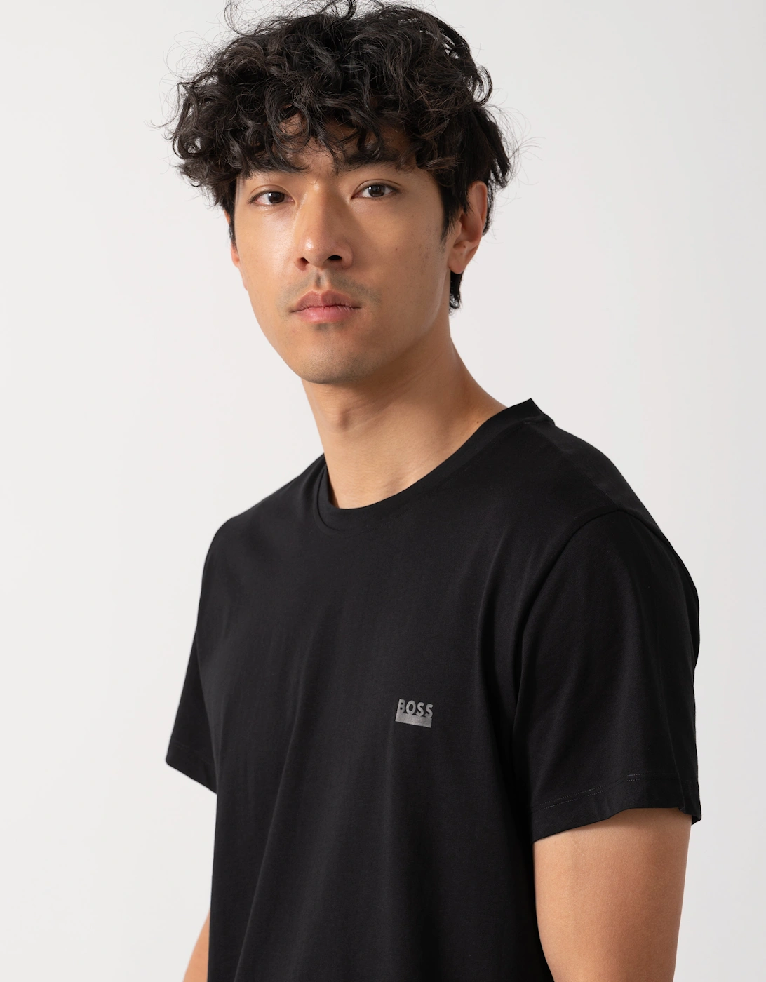 BOSS Orange RN 365 Mens T-Shirt - Black 001