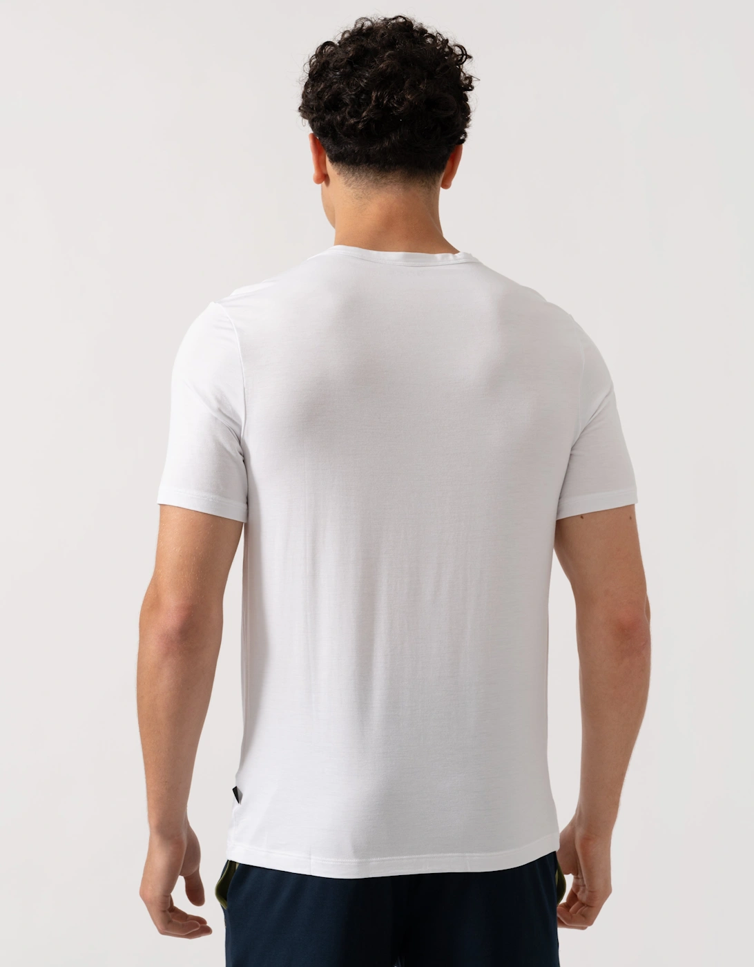 BOSS Orange RN Bamboo 3-Pack Mens T-Shirts - White 100