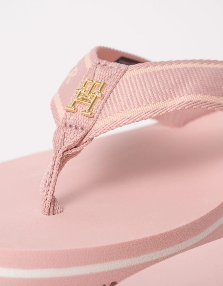 Webbing Beach Womans Sandal - Foggy Pink