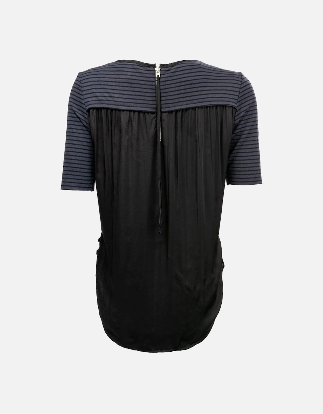 S/S Zip Closure Womens Top - Combo B
