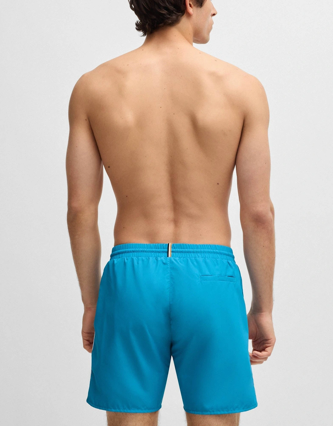 BOSS Orange Starfish Mens Swim Shorts - Turquoise/Aqua 443