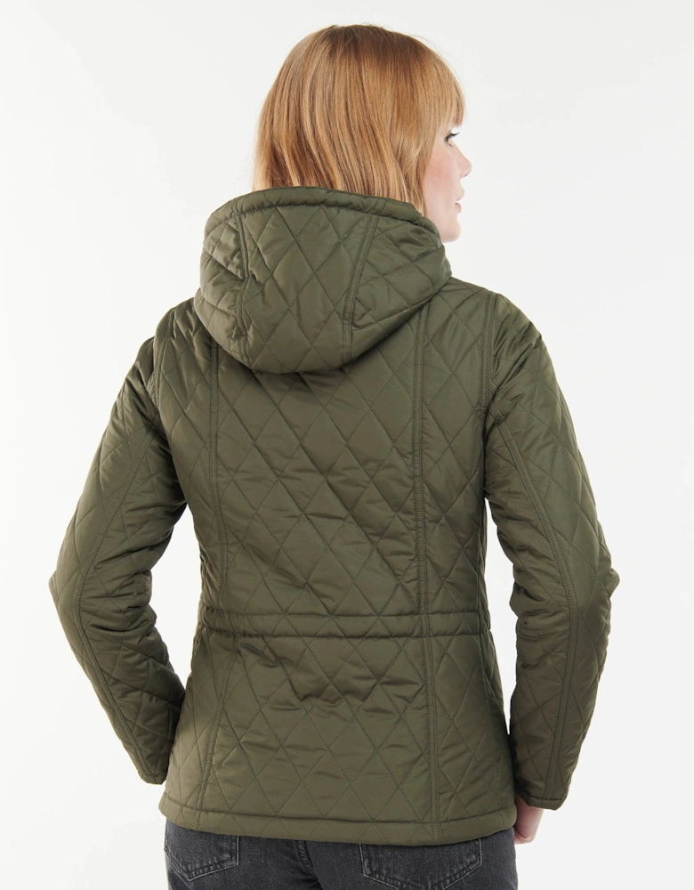 Millfire Quilted Womens Jacket - Olive/Classic