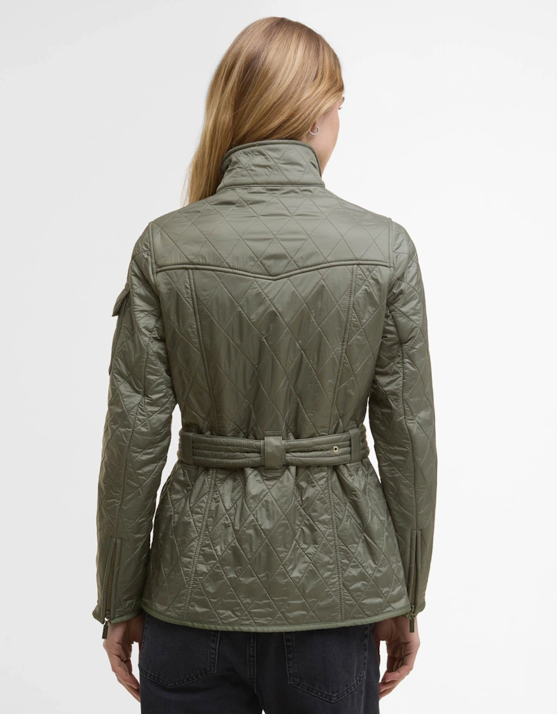 Womens Polarquilt Jacket - Dusky Khaki